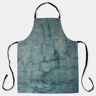 Delantal Tejidos azules y blancos con gotitas de agua