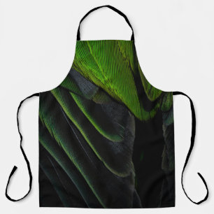 Delantal Tejidos de chapa verde y negro