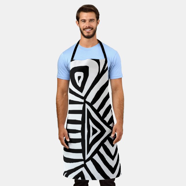 Delantal Tela de barro tribal (Gastado)
