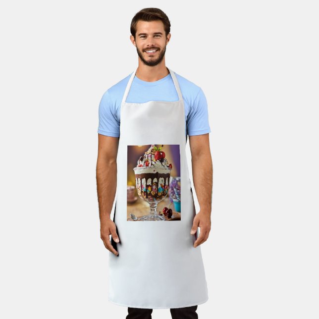 Delantal tela de chef (Gastado)