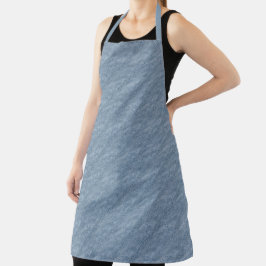 Delantal Tela de mezclilla de jeans azul