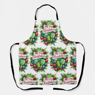 Delantal Tema de los Navidades de bolas de bolas