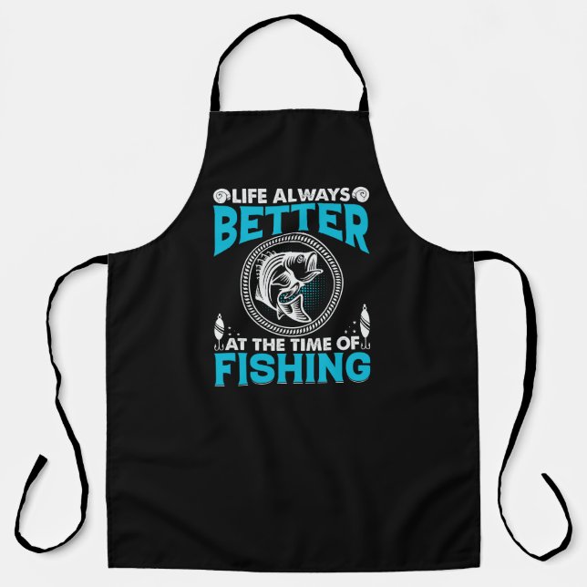 Delantal Tema de pesca (Anverso)