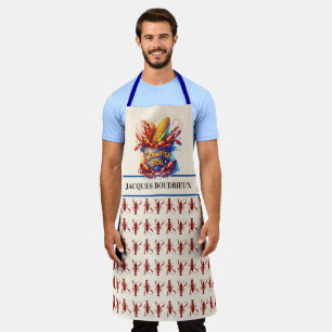 DELANTAL TEMA DEL BOIL DE CRAWFISH