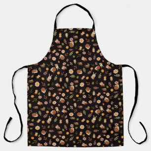 Delantal Tema del otoño de Woodland Fox