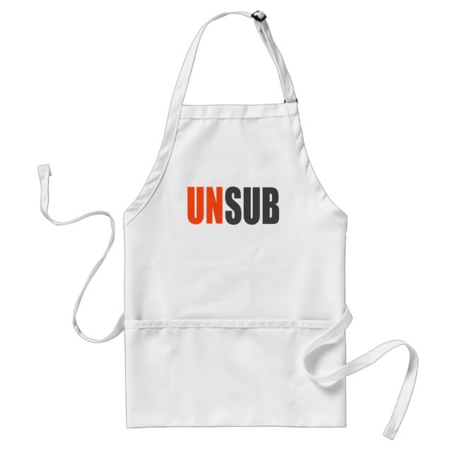 Delantal Tema el desconocido de Unsub (Frente)