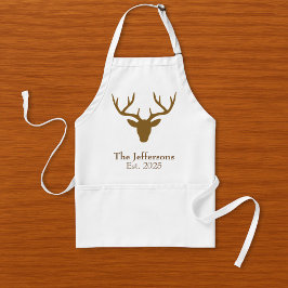 Delantal Tema Rústico del ciervo