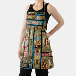 Delantal Temas y tejidos renacentistas