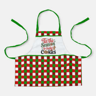 Delantal Temporada de cocción de galletas de Navidades fest