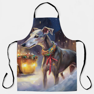 Delantal Temporada festiva de Navidades de Greyhound