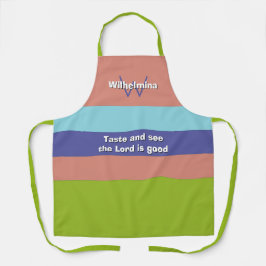 Delantal Tendencia GUSTO Personalizado Y VER Cristiano