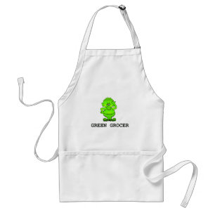 Delantal Tendero verde real