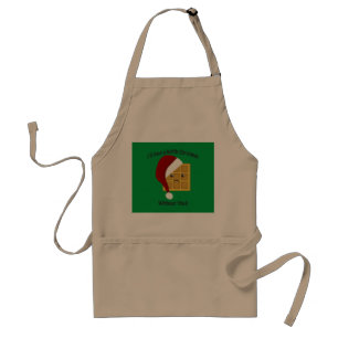 Delantal Tendré un Navidad de Waffle sin ti