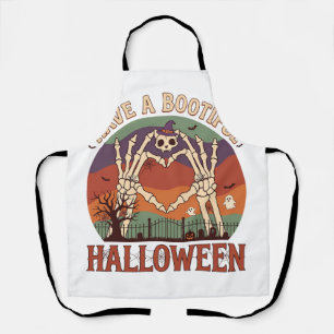 Delantal Tener Manos de Esqueleto de Halloween Hermosas Gat