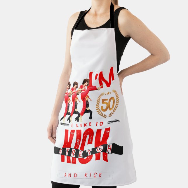 Delantal Tengo 50 (in situ)