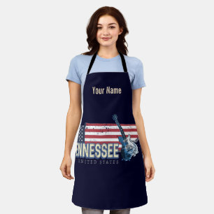 Delantal Tennessee Estados Unidos Retro State Vintage