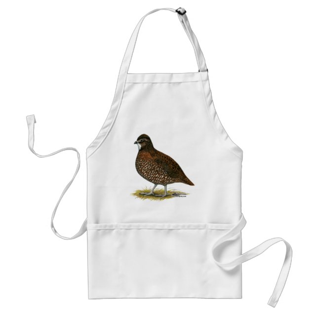 Delantal Tennessee Red Quail (Frente)