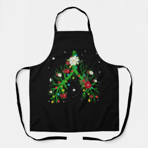 Delantal Terapia Respiratoria Navidades Pulmonares Terapia 