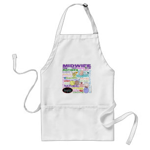 Delantal Terminología de Midwifery - Arte en el metro