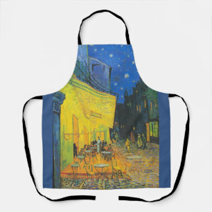 Delantal Terraza del Café Van Gogh Escena Callejera Frances