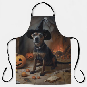 Delantal Terrier de la Bahía de Chesapeake Calabazas Hallow