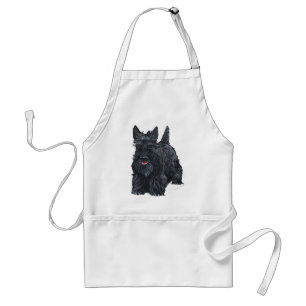 Delantal Terrier escocés juguetón