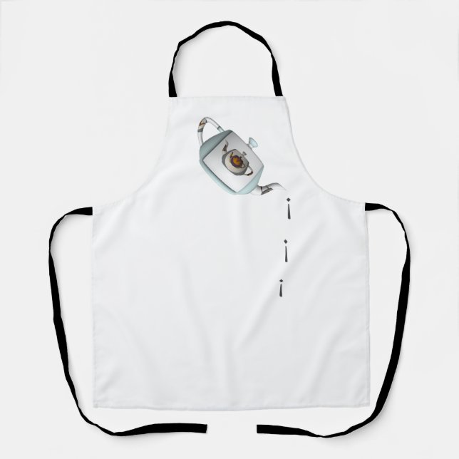 Delantal Tetera Drip Drip Blanca (Anverso)