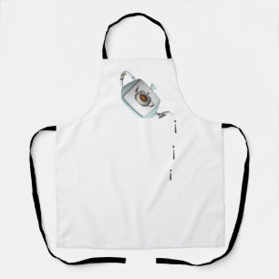 Delantal Tetera Goteo Goteo Blanca