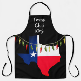 Delantal Texas Chili King Apron