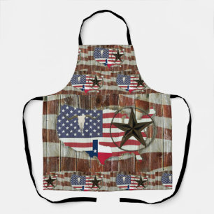 Delantal Texas Lone Star Texas Long Horn