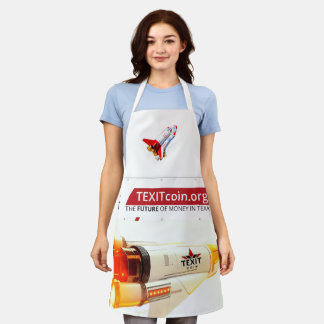 Delantal TexitCoin Rocketship Apron