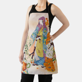 Delantal Textil japonés vintage