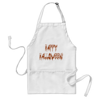 Delantal Texto de sufrimiento de Halloween