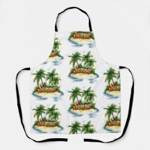 Texto de verano - Isla de verano tropical