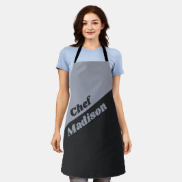 Delantal Texto del Personalizado Corona del chef
