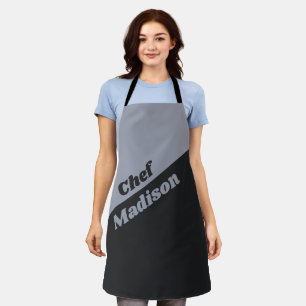 Delantal Texto del Personalizado Corona del chef