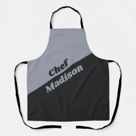 Delantal Texto del Personalizado Corona del chef