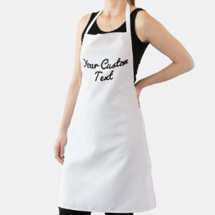 Delantal Texto personalizado Chef Barbacoa Cocina Reposterí