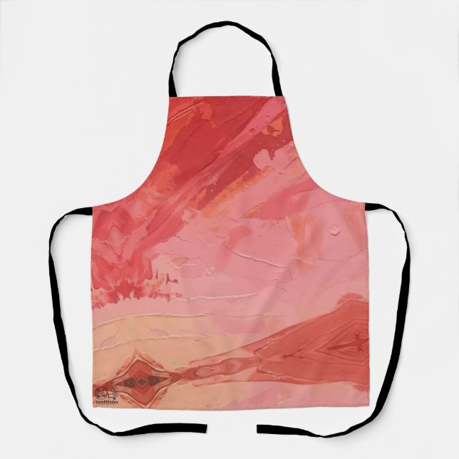 Delantal Textura #1 de la obra El corazón de los... (Anverso)