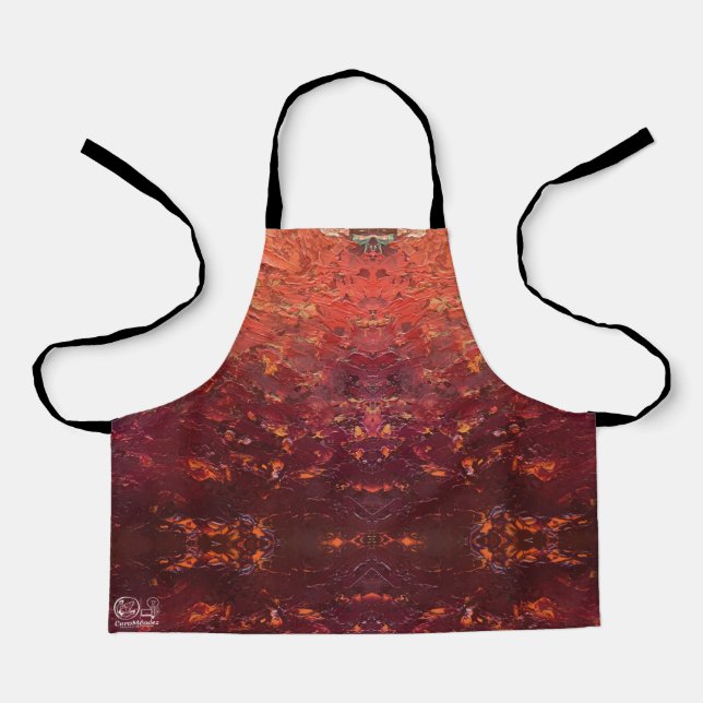 Delantal Textura #2 de la obra La puesta del sol (Anverso)