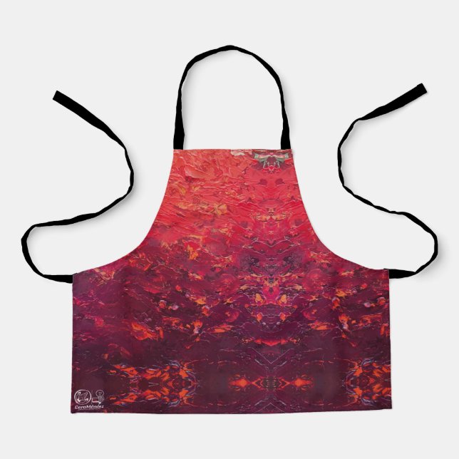 Delantal Textura #4 de la obra La puesta del sol (Anverso)