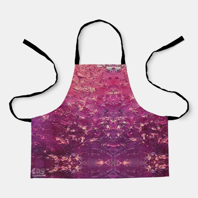 Delantal Textura #7 de la obra La puesta del sol (Anverso)