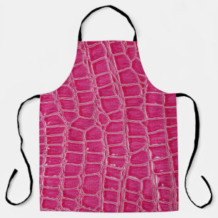 Delantal Textura con patrones de ligador rosa