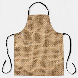 Delantal Textura de burlap, fondo sin soldadura