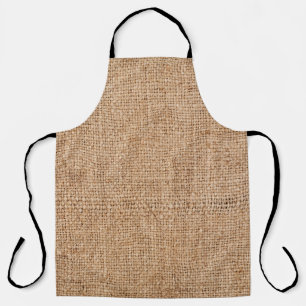 Delantal Textura de burrega marrón, mantel rústico.