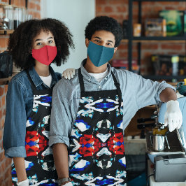 Delantal Textura de color abstracta