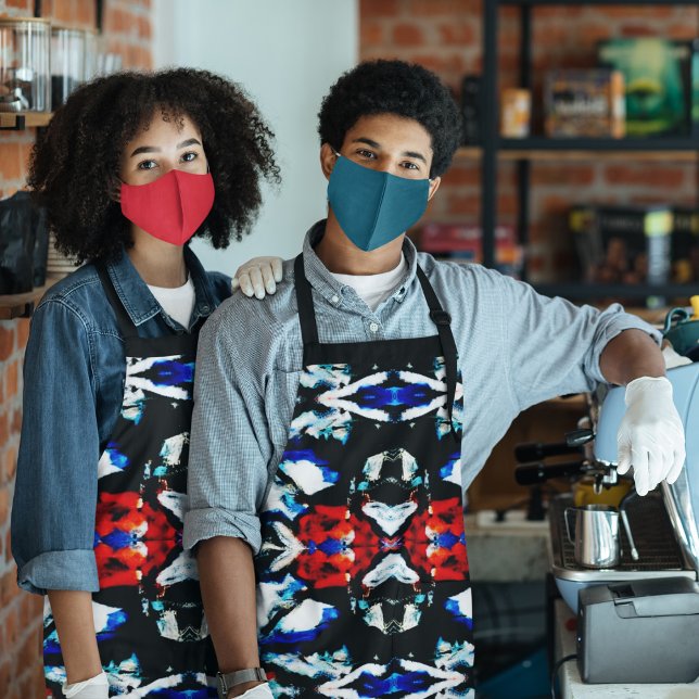 Delantal Textura de color abstracta (apron)