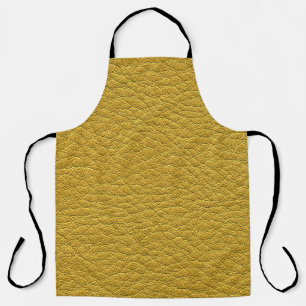 Delantal Textura de cuero amarillo Seamless Closeup