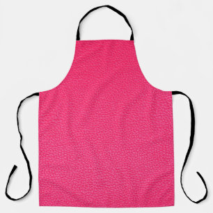Delantal Textura de cuero rosa