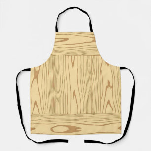 Delantal Textura de grano de madera de roble ligera minimal